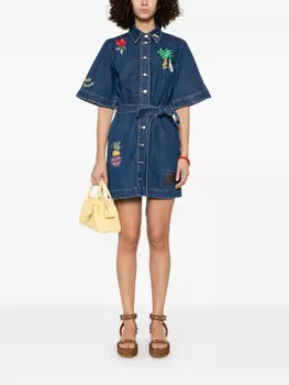 ALEMAIS Jada мини-платье, синий