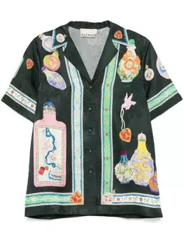 ALEMAIS королевская рубашка, зеленый