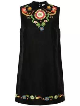 ALEMAIS мини-платье Бинго, черный