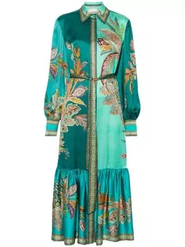 ALEMAIS платье макси Franca, зеленый