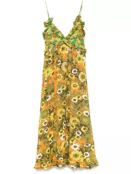 ALEMAIS платье макси Jeff, оранжевый