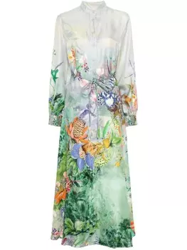 ALEMAIS платье макси Mirage, синий