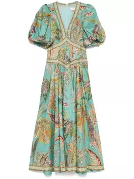 ALEMAIS платье миди Franca, синий