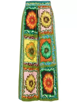 ALEMAIS шорты Disco Daisy с цветочным принтом, синий