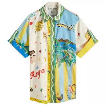 Alemais все на борту льняная рубашка Almais, мультиколор