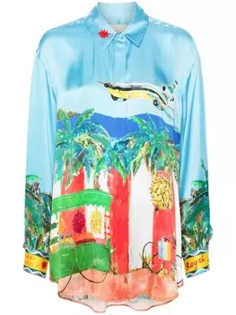 ALEMAIS x Футболка Адама Лестера All Aboard, синий