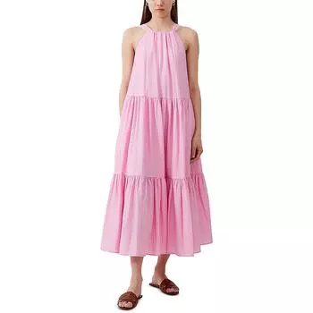 Aleska Женский Макси Сарафан с Завязками На Спине French Connection, цвет strawberry shake