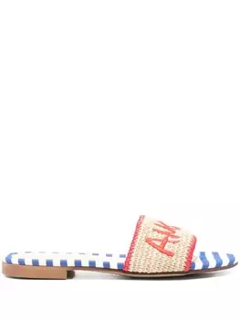 Alessandro enriquez сандалии Amore из коллаборации с Les Italiennes, нейтральный