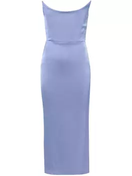 Alex Perry платье без бретелей, синий