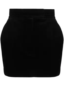 Alex Perry юбка мини с завышенной талией, черный