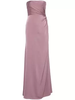 Alex Perry вечернее платье с драпировкой, фиолетовый