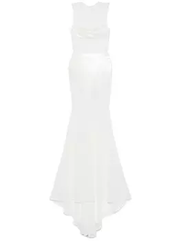 Alex Perry вечернее платье с пайетками, белый
