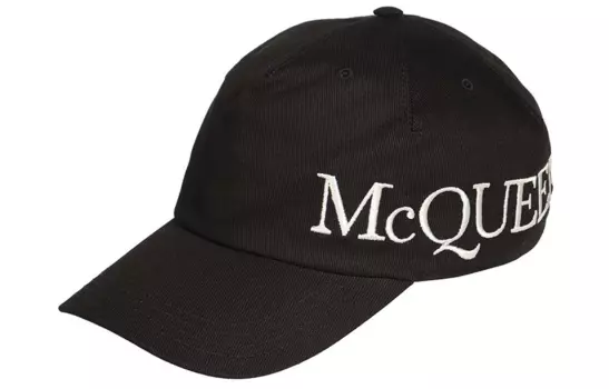 Alexander McQueen Бейсболка унисекс черная