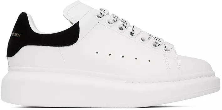 Alexander McQueen Белые кроссовки оверсайз