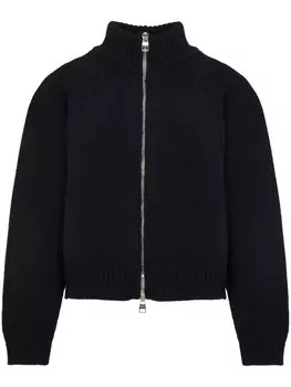 Alexander McQueen бомбер Seal с логотипом, черный