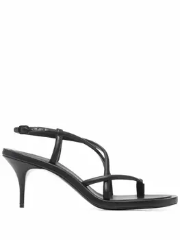 Alexander McQueen босоножки с ремешками, черный
