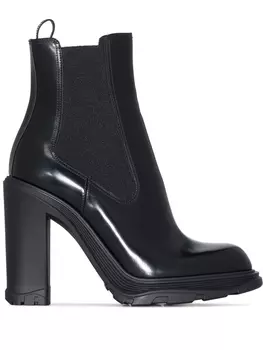 Alexander McQueen ботильоны челси Tread, черный