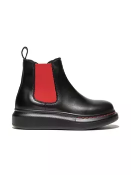 Alexander Mcqueen ботинки на платформе, черный