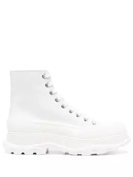 Alexander McQueen ботинки на шнуровке, белый