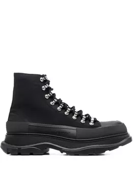 Alexander McQueen ботинки на шнуровке, черный