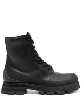 Alexander McQueen ботинки на шнуровке, черный