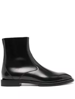 Alexander McQueen ботинки с логотипом, черный