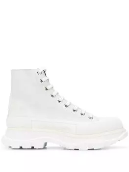 Alexander McQueen ботинки Tread Slick, белый