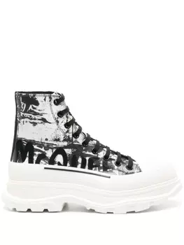 Alexander McQueen ботинки Tread Slick, черный