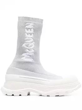 Alexander McQueen ботинки Tread Slick, серый
