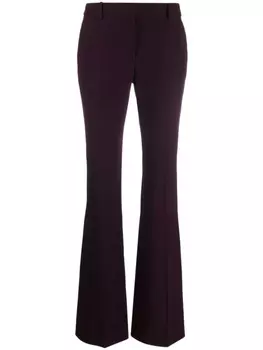 Alexander McQueen брюки bootcut, фиолетовый