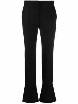 Alexander McQueen брюки с разрезами, черный