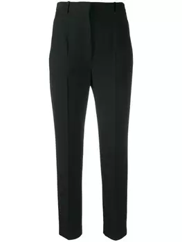 Alexander McQueen брюки строгого кроя с завышенной талией, черный