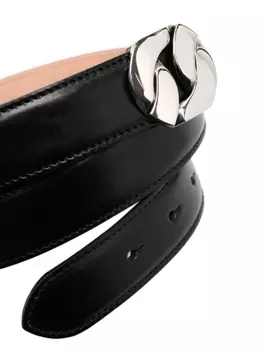 Alexander McQueen цепочка на пояс, черный