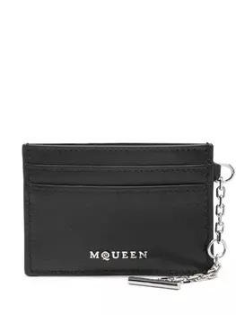 Alexander McQueen держатель для карт Sling, черный