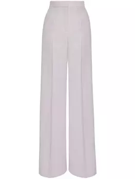 Alexander McQueen длинные шерстяные брюки, нейтральный цвет
