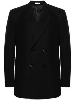 Alexander McQueen двубортный пиджак, черный