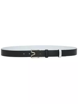 Alexander McQueen двусторонний ремень Sharp, черный
