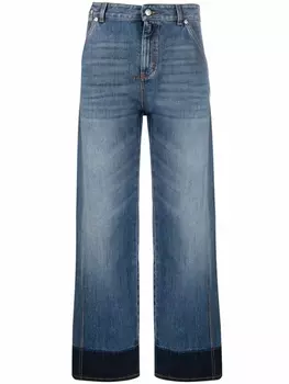 Alexander McQueen джинсы прямого кроя, синий