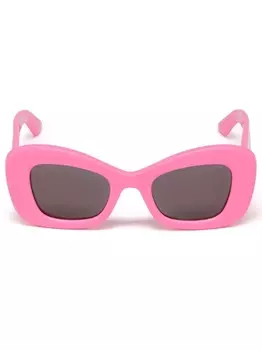 Alexander McQueen Eyewear солнцезащитные очки Bold, розовый