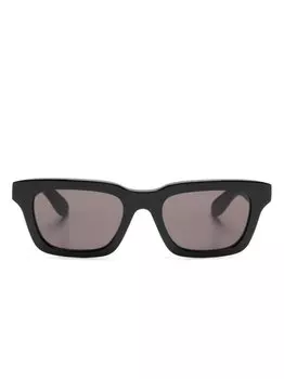 Alexander McQueen Eyewear солнцезащитные очки в квадратной оправе, черный