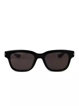 Alexander McQueen Eyewear square-frame солнцезащитные очки, черный