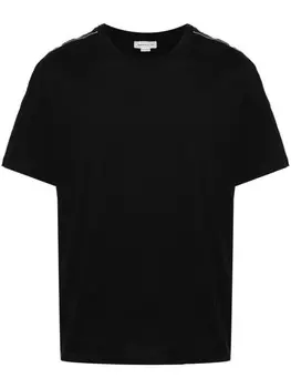 Alexander McQueen футболка с логотипом, черный