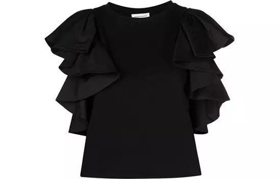 Alexander McQueen Футболка женская, черный