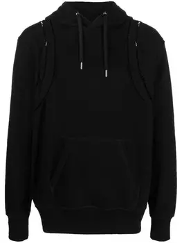 Alexander McQueen худи с длинными рукавами, черный