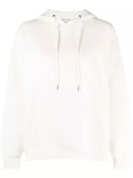 Alexander McQueen худи с кулиской и логотипом, нейтральный цвет