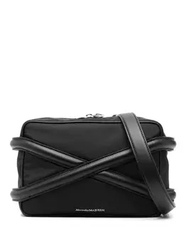 Alexander McQueen каркасная сумка The Harness, черный