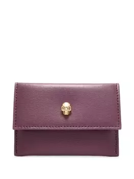 Alexander McQueen картхолдер с декором Skull, фиолетовый