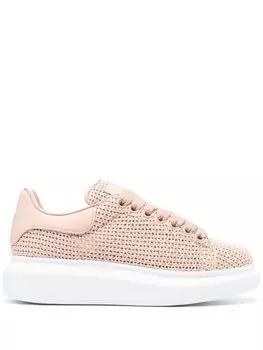 Alexander McQueen кеды Larry на шнуровке, розовый