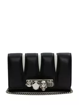 Alexander McQueen клатч Slash, черный