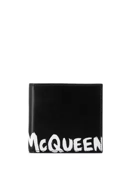 Alexander McQueen кошелек с логотипом, черный